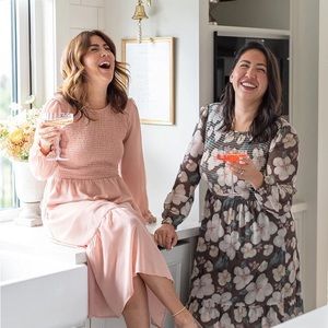 New Mad About Style x Jilly Box Jillian Harris Fall 2023 Misty Rose Dress Size L